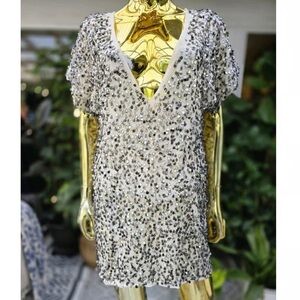 Jen’s Pirate Booty Sequin Mini Size Small Hand-Embroidered Excellent Condition